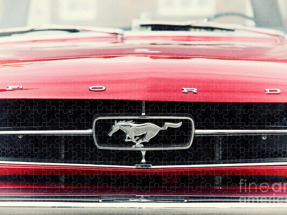 Ford Jigsaw Puzzle featuring the photograph Ford Mustang by Tim Gainey