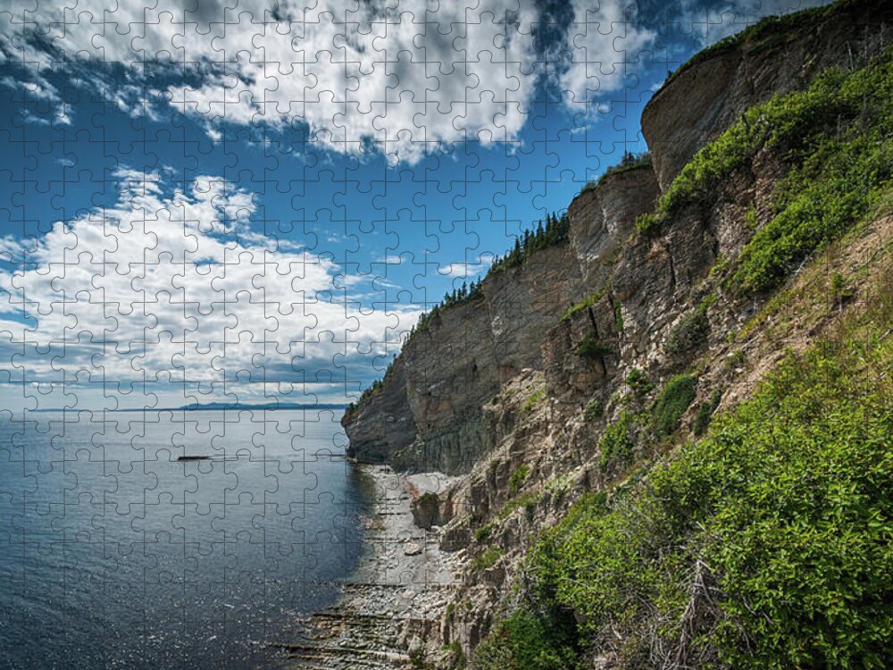 Tranquility Jigsaw Puzzle featuring the photograph Forillon National Park by Photograph By Simon Massicotte