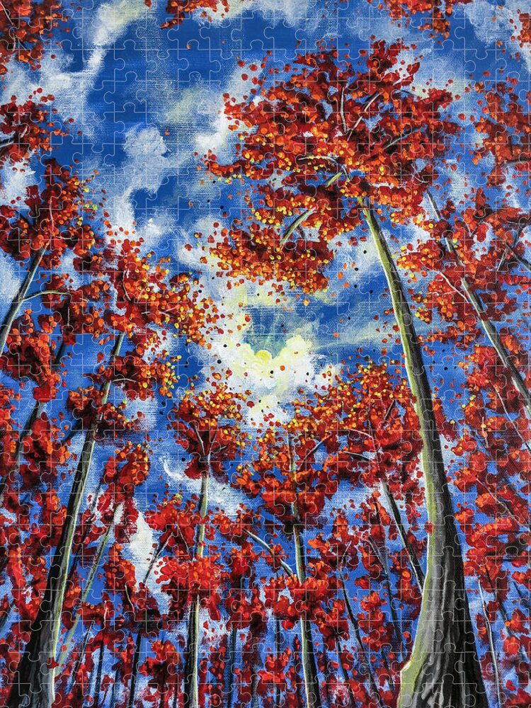 Summer Jigsaw Puzzle featuring the painting Fourth of July by Joel Tesch