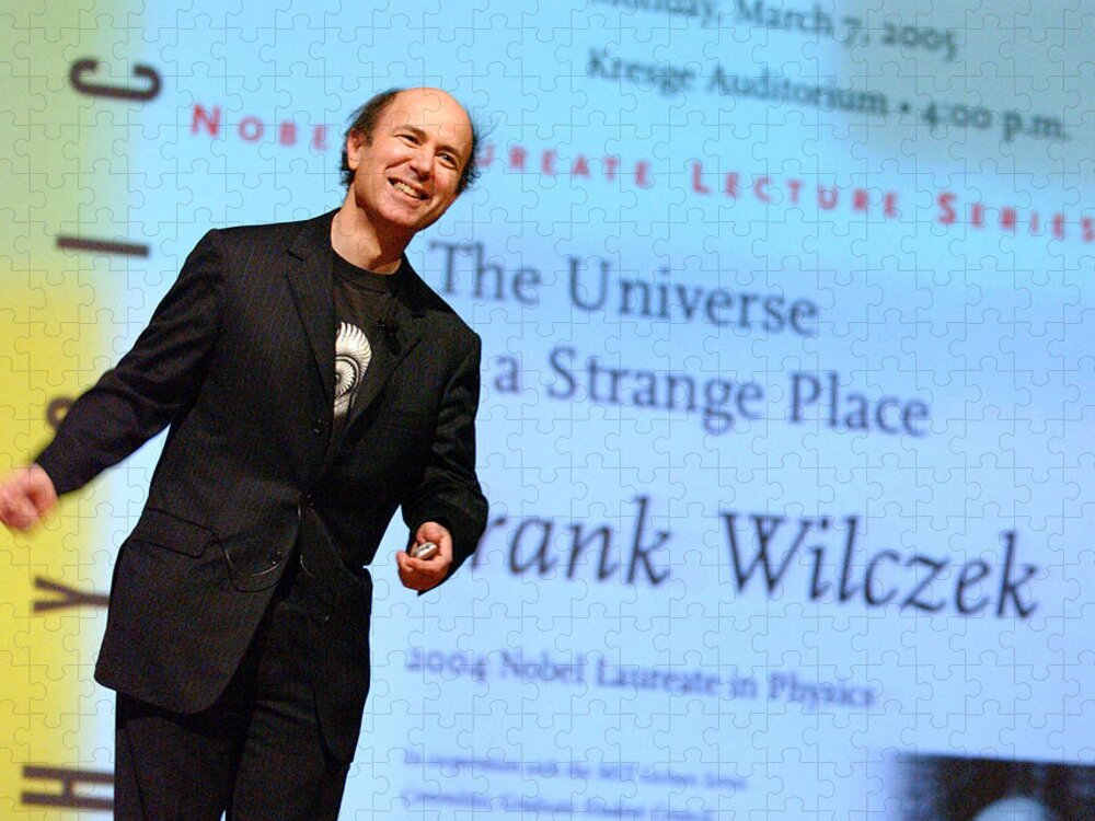 Frank Wilczek Jigsaw Puzzle featuring the photograph Frank Wilczek 2004 Nobel Prize by Science Source