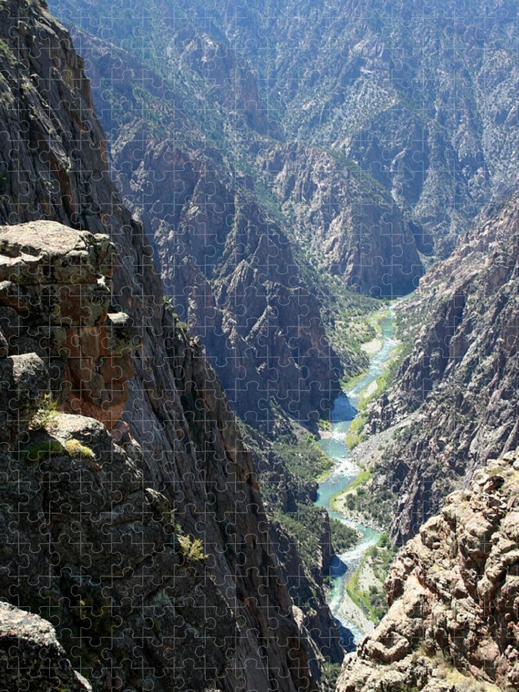 Black Canyon Jigsaw Puzzle featuring the photograph Fred Flintstone of the Gunnison by Ric Bascobert