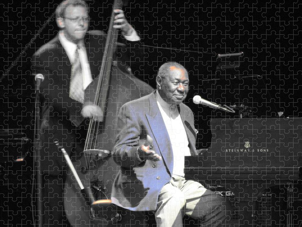 Freddy Cole Jigsaw Puzzle featuring the photograph Freddy Cole and Elias Bailey by Cleaster Cotton