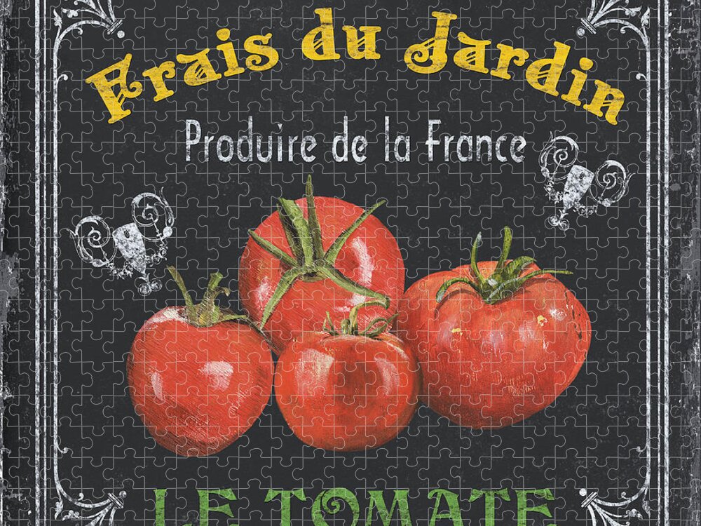 Vegetables Jigsaw Puzzle featuring the painting French Vegetables 1 by Debbie DeWitt