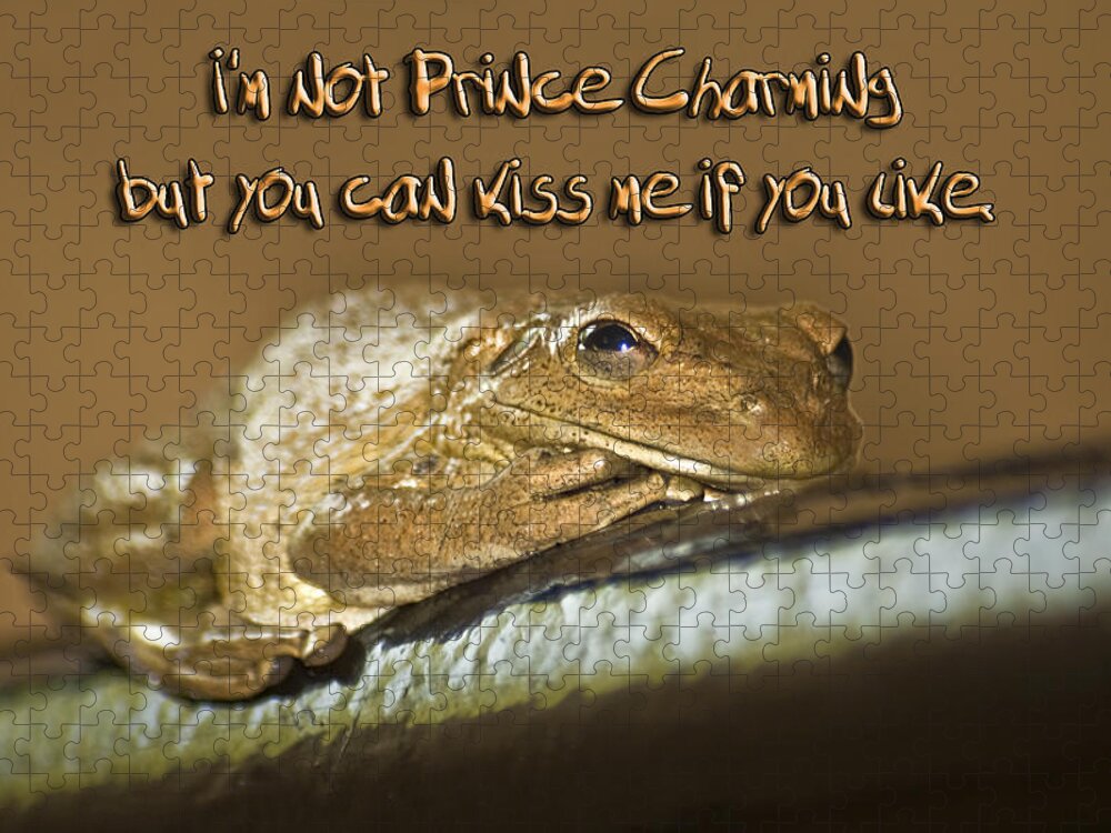 Frog Jigsaw Puzzle featuring the photograph Frog Prince by Carolyn Marshall