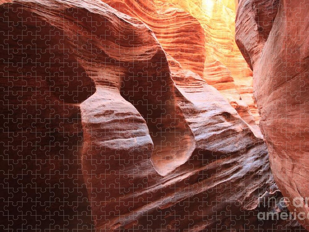 Vermilion Cliffs National Monument Jigsaw Puzzle featuring the photograph From Red To Yellow by Adam Jewell