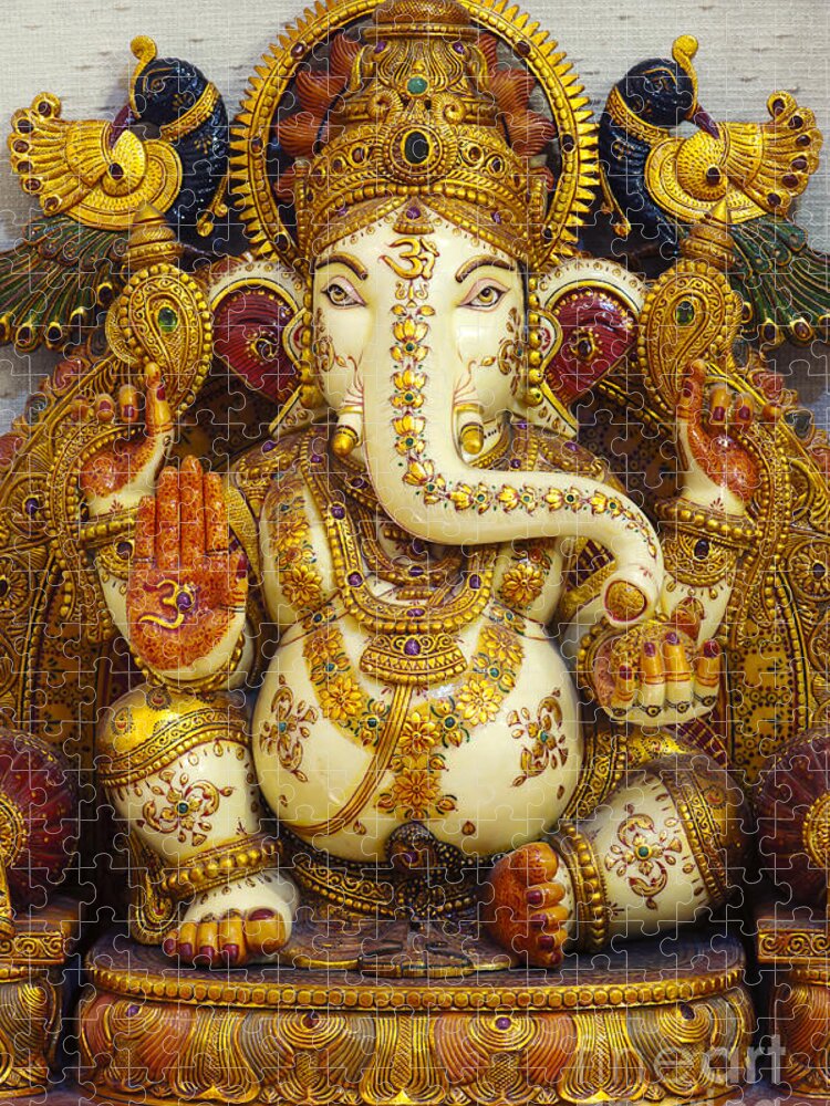 Ganesha Jigsaw Puzzle featuring the photograph Ganesha by Tim Gainey