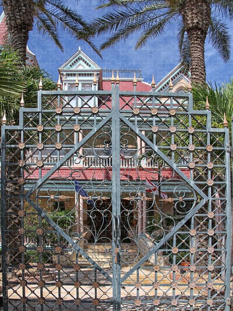 House Jigsaw Puzzle featuring the photograph Gated by Bob Slitzan