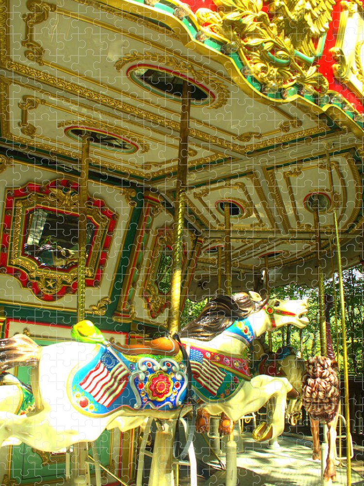 Carousel Jigsaw Puzzle featuring the photograph Girls' Dream by Yuka Kato