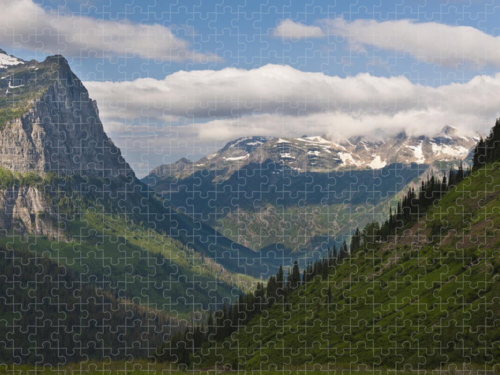 America Jigsaw Puzzle featuring the photograph Glacier National Park by John Shaw
