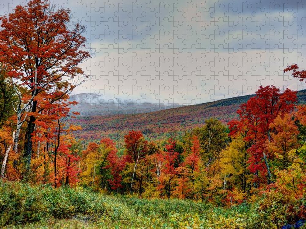 Photograph Jigsaw Puzzle featuring the photograph God's Canvas by Richard Gehlbach