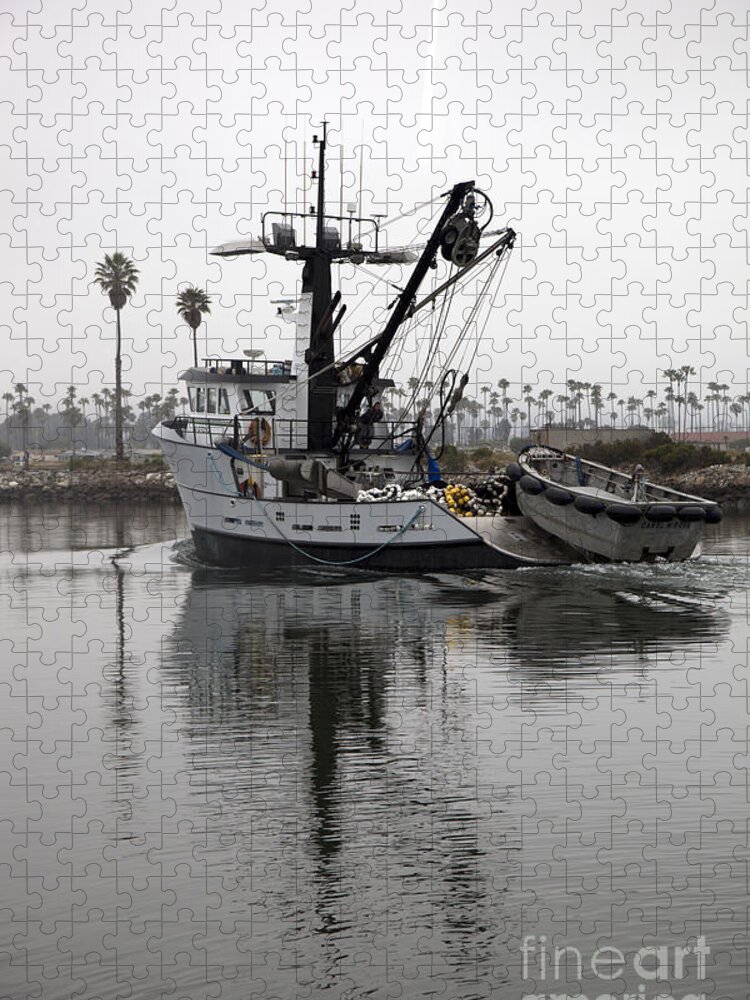 Dock Jigsaw Puzzle featuring the photograph Going to Work by Amanda Barcon