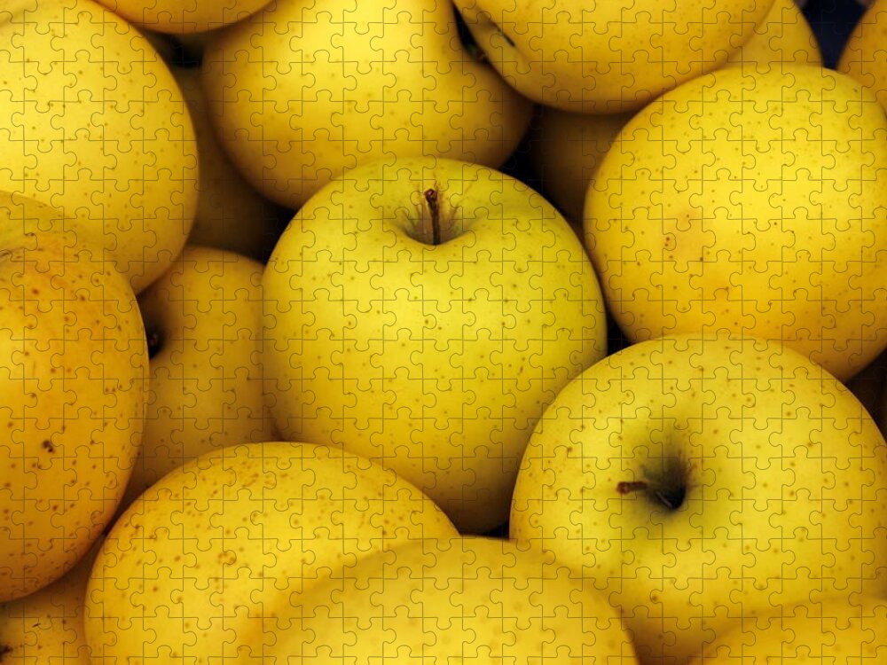 Skompski Jigsaw Puzzle featuring the photograph Golden Apples by Joseph Skompski