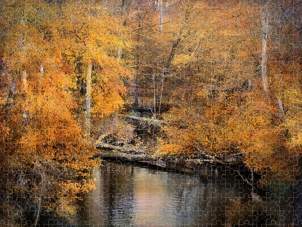 Autumn Jigsaw Puzzle featuring the photograph Golden Blessings by Jai Johnson