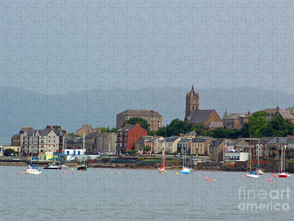 Gourock Jigsaw Puzzle featuring the photograph Gourock Harbor by Nancy L Marshall