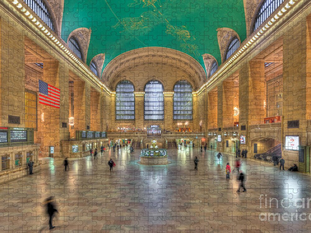 Clarence Holmes Jigsaw Puzzle featuring the photograph Grand Central Terminal III by Clarence Holmes