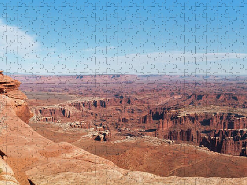 Scenics Jigsaw Puzzle featuring the photograph Grand View Point, Canyonlands, Moab by Fotomonkee