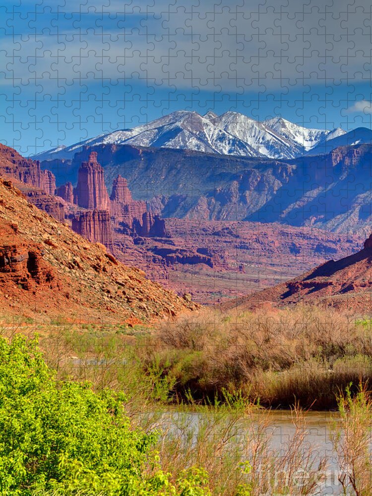 Colorado River Jigsaw Puzzle featuring the photograph Grand Views by Sue Karski