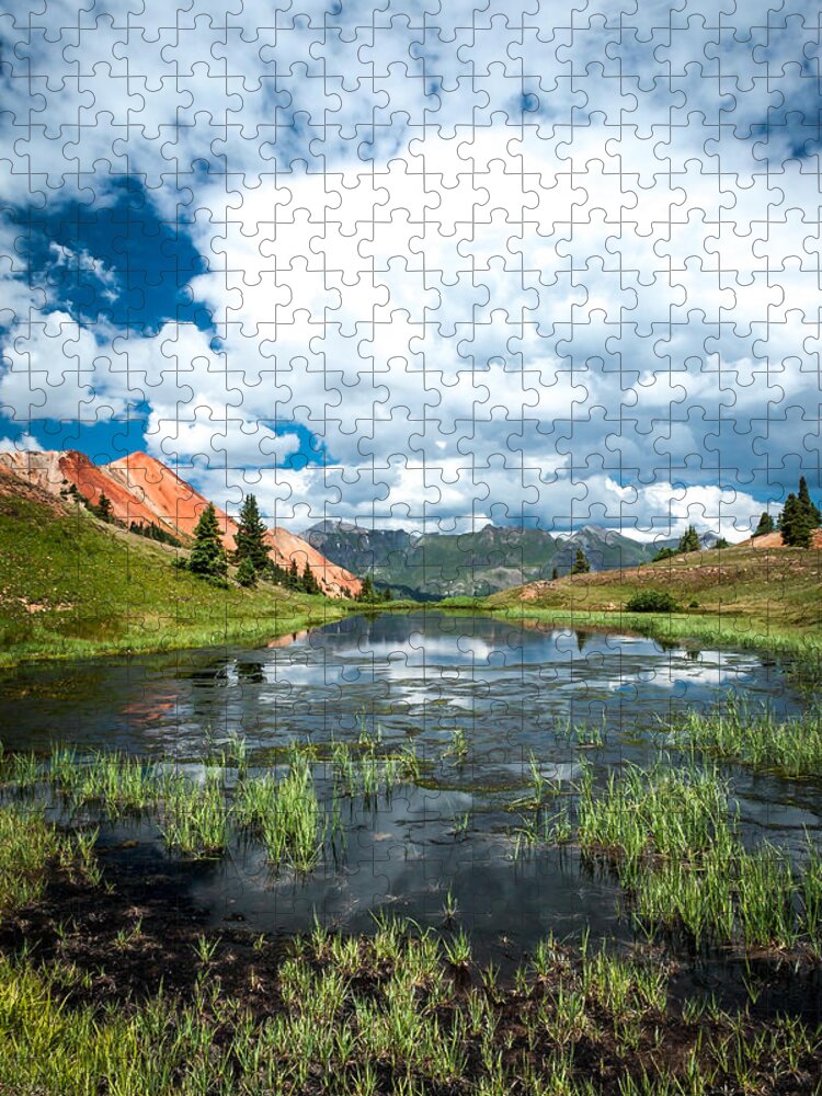 Jay Stockhaus Jigsaw Puzzle featuring the photograph Grey Copper Gulch by Jay Stockhaus
