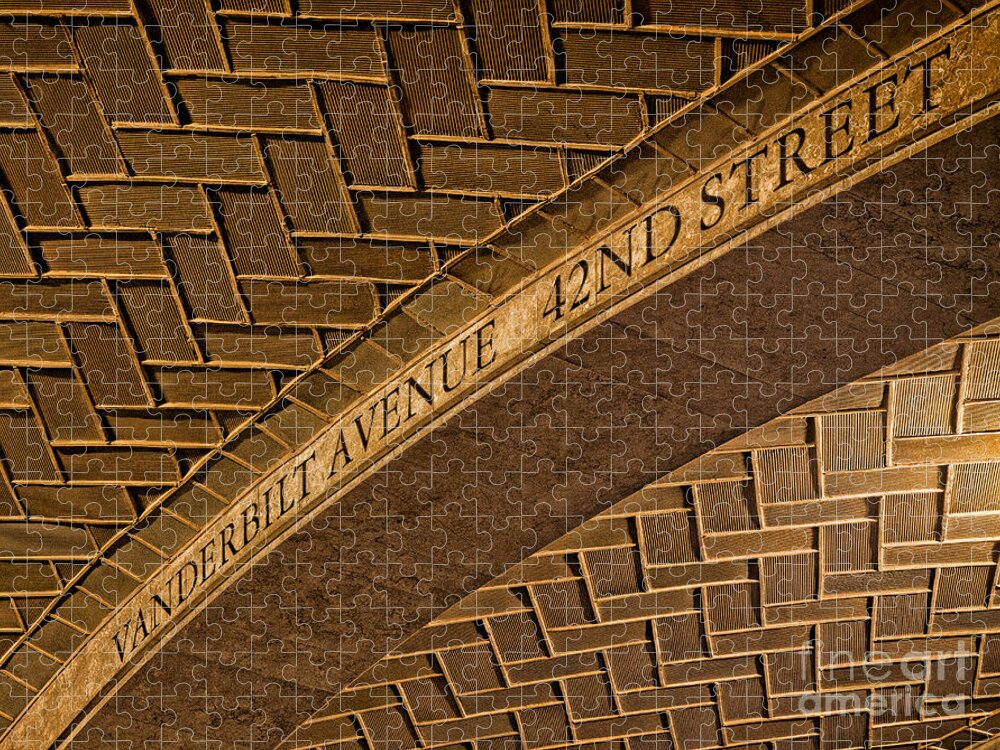 Grand Central Terminal Jigsaw Puzzle featuring the photograph Guastavino Tile Ceiling by Jerry Fornarotto