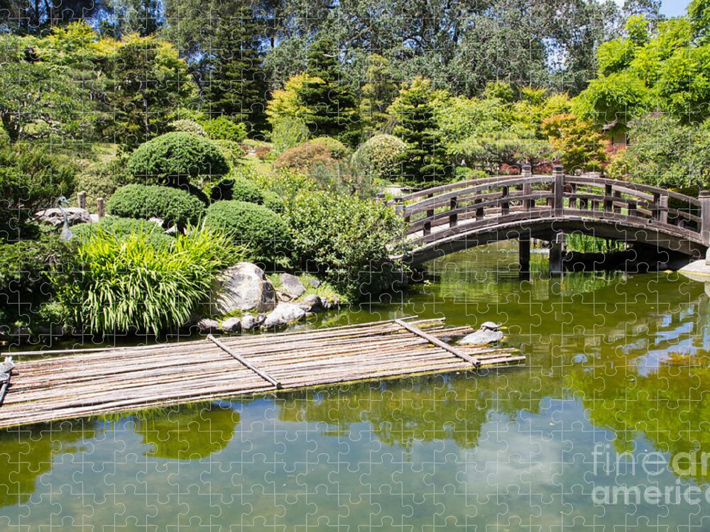 Hakone Gardens Jigsaw Puzzle featuring the photograph Hakone Gardens by Suzanne Luft