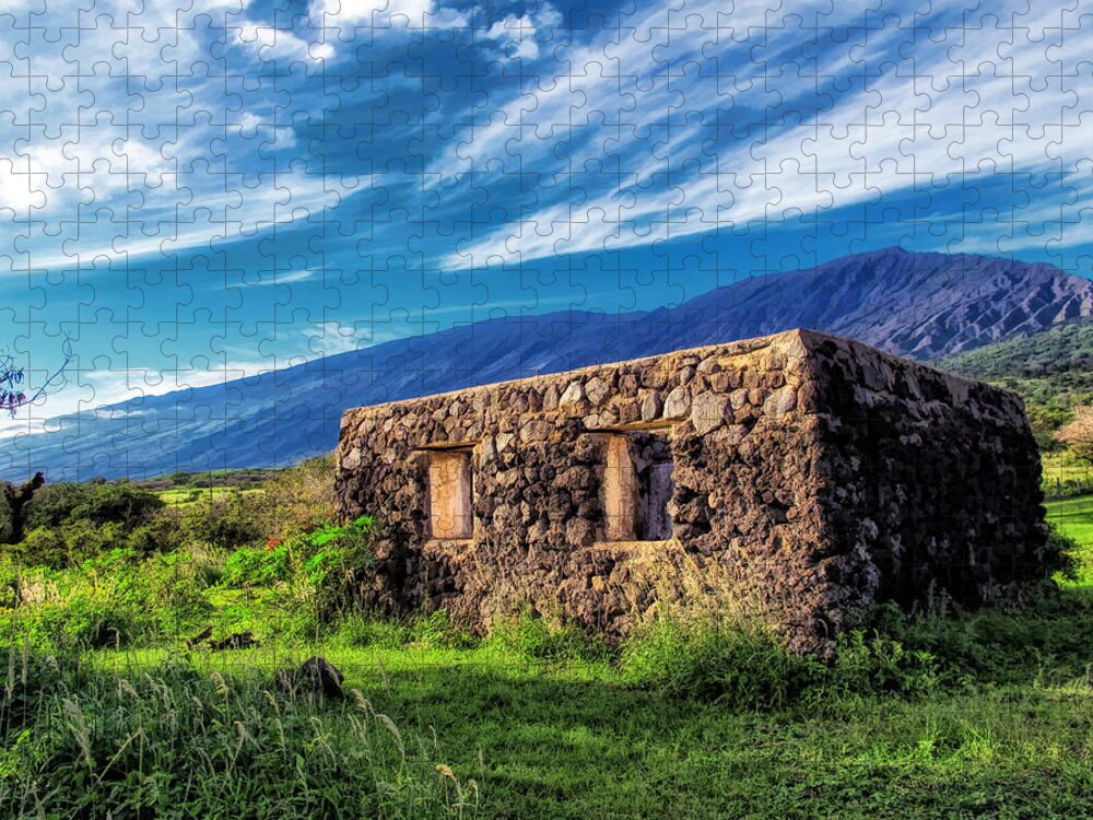 Church Jigsaw Puzzle featuring the photograph Hana Church 6 by Dawn Eshelman