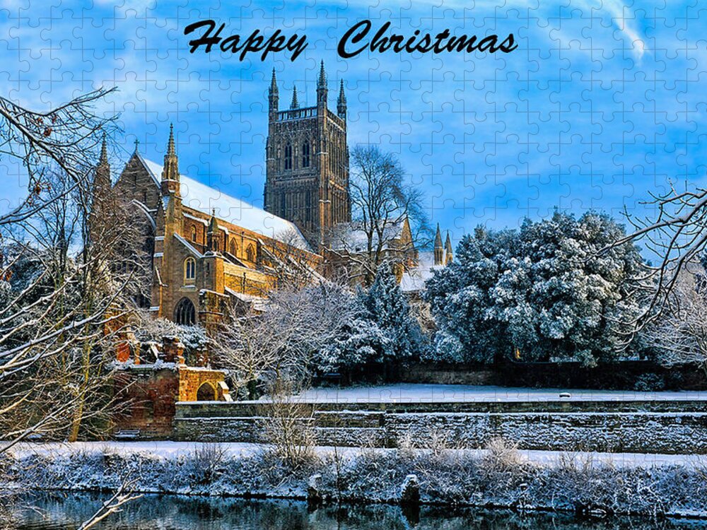 Cathedral Jigsaw Puzzle featuring the photograph Happy Christmas Photo 2 by Roy Pedersen