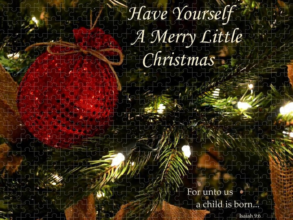 Christmas Jigsaw Puzzle featuring the photograph Have Yourself A Merry Little Christmas by Deena Stoddard
