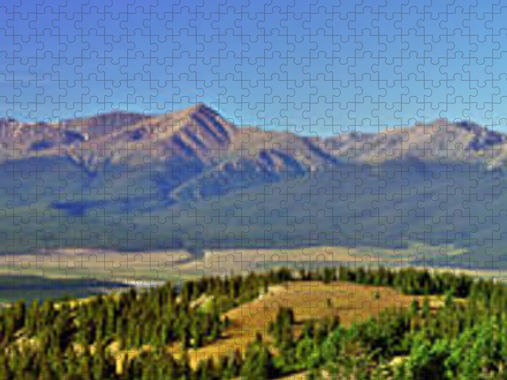 Rocky Mountains Jigsaw Puzzle featuring the photograph Heart of the Sawatch Panoramic by Jeremy Rhoades