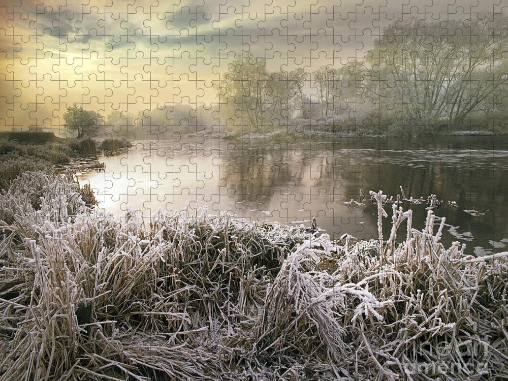 River Jigsaw Puzzle featuring the photograph Here Comes the Sun by Edmund Nagele FRPS