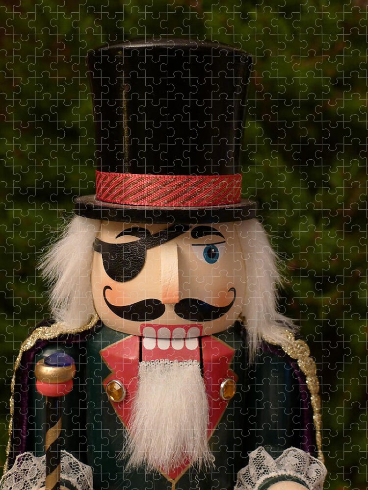 Nutcracker Jigsaw Puzzle featuring the photograph Herr Drosselmeyer Nutcracker by Richard Reeve