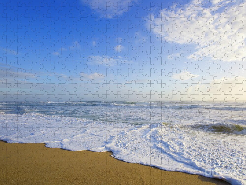 00345470 Jigsaw Puzzle featuring the photograph High Tide Surf by Yva Momatiuk John Eastcott