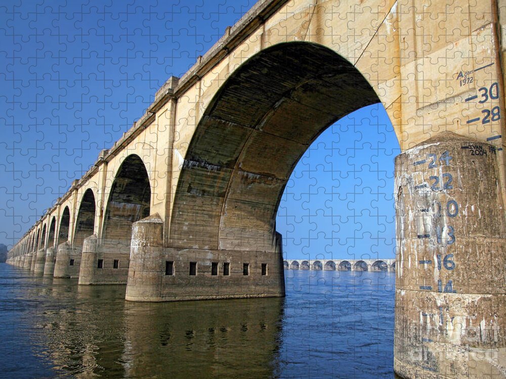 Water Jigsaw Puzzle featuring the photograph High Water Mark by Geoff Crego