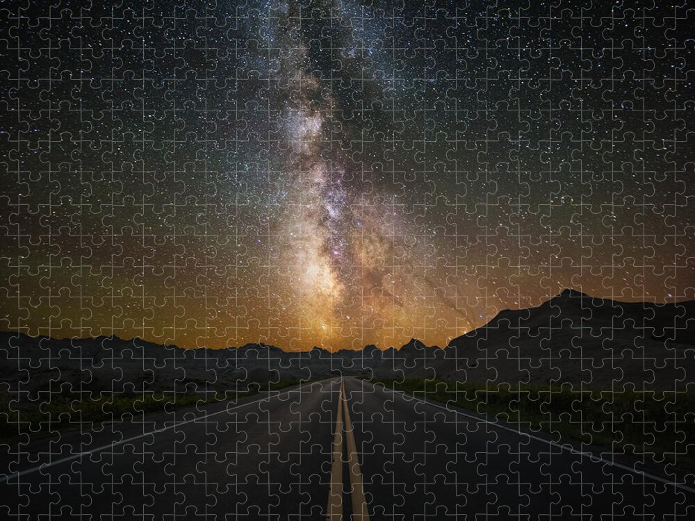 Aaron J. Groen Jigsaw Puzzle featuring the photograph Highway to Heaven by Aaron J Groen