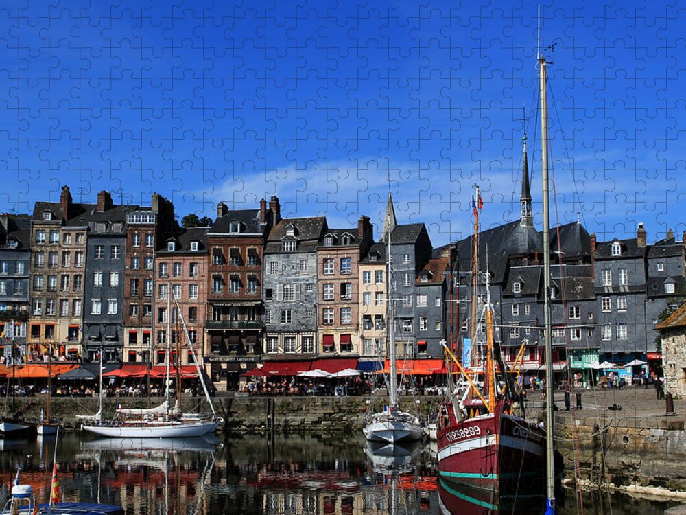 Tom Prendergast Jigsaw Puzzle featuring the photograph Honfleur France by Tom Prendergast