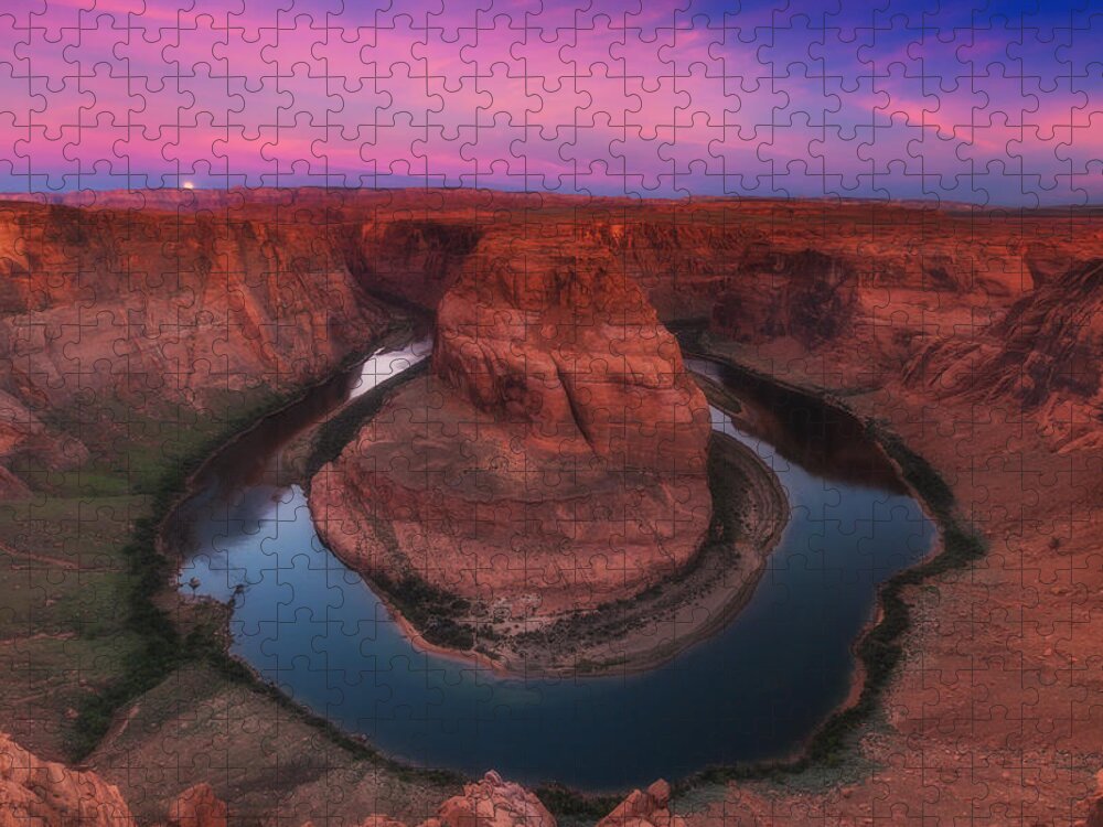 Colorado Jigsaw Puzzle featuring the photograph Horseshoe Bend by Darren White