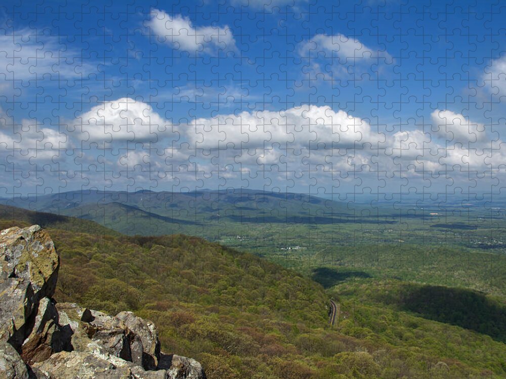 Humpback Rocks View South Jigsaw Puzzle featuring the photograph Humpback Rocks View South by Jemmy Archer