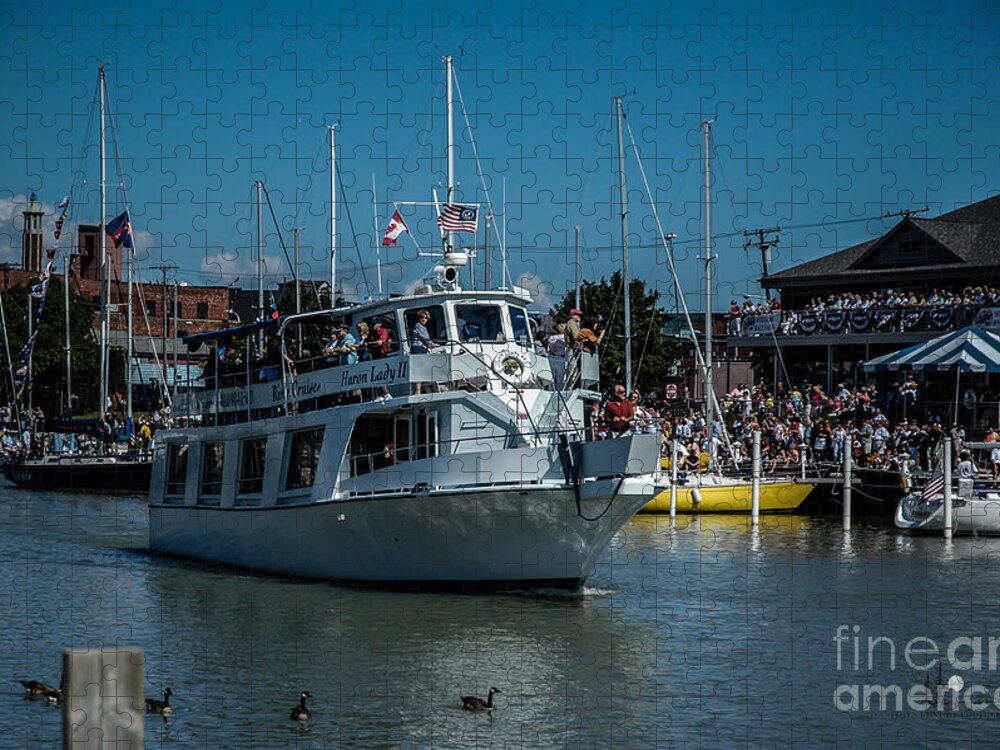 Huron Lady Ii Jigsaw Puzzle featuring the photograph Huron Lady II by Ronald Grogan