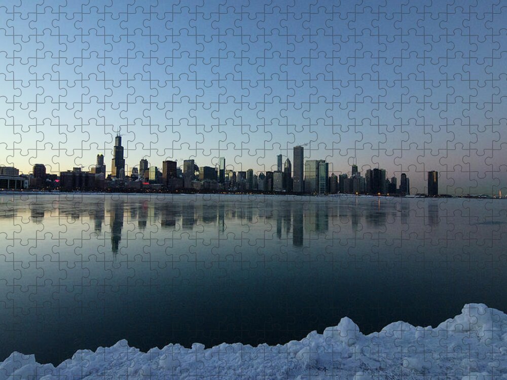 Snow Jigsaw Puzzle featuring the photograph Ice, Ice, Baby by Romeo Banias