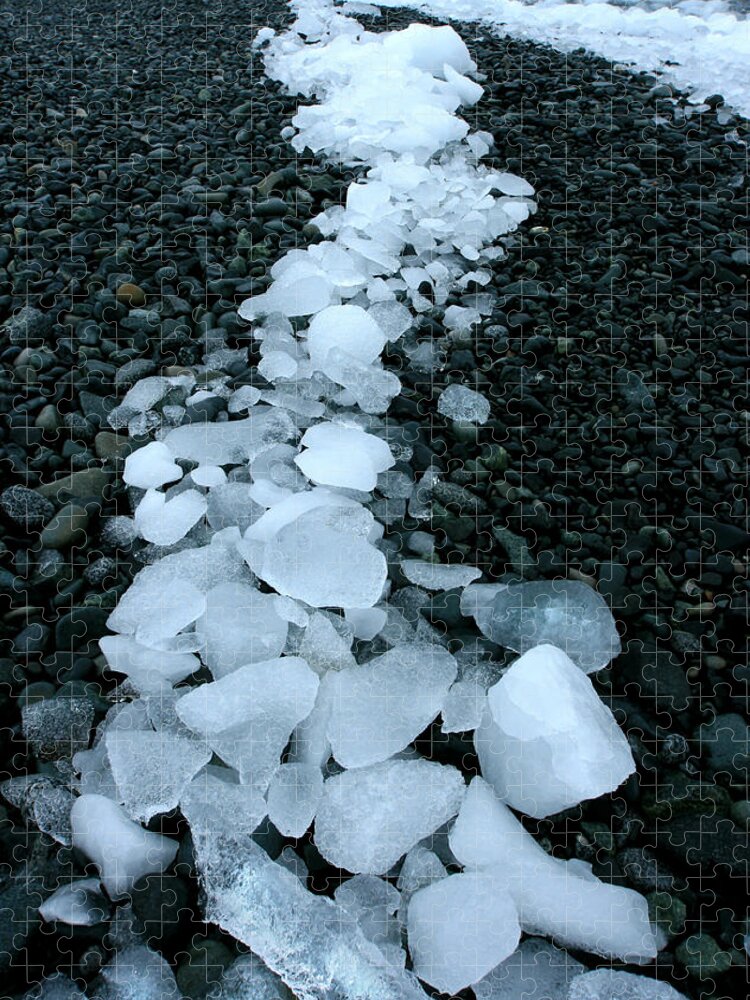 Iceberg Jigsaw Puzzle featuring the photograph Ice Pebbles by Amanda Stadther