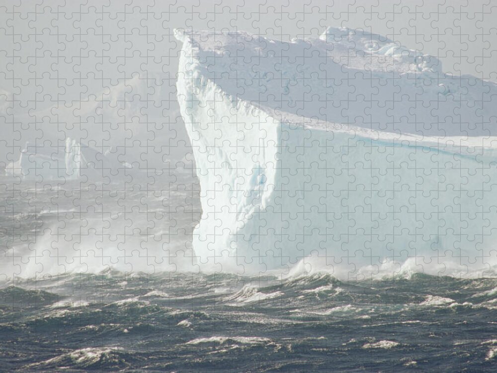 002060056 Jigsaw Puzzle featuring the photograph Iceberg In Bransfield Strait by Gerry Ellis