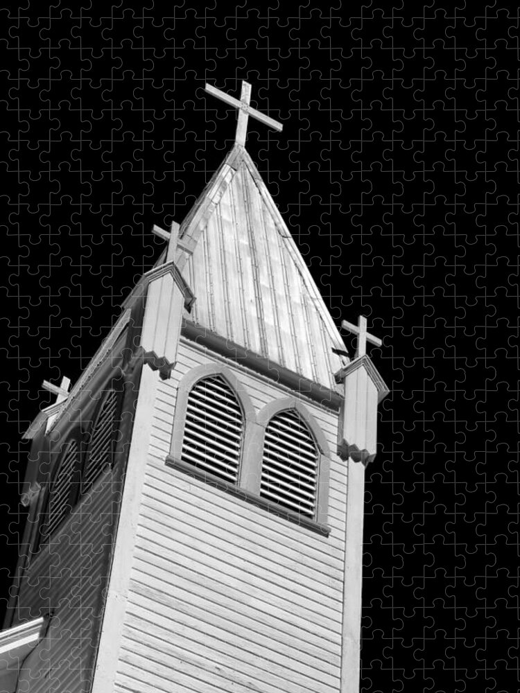 Church Steeple Jigsaw Puzzle featuring the photograph Immaculate Conception Church Roslyn Washington by Cathy Anderson