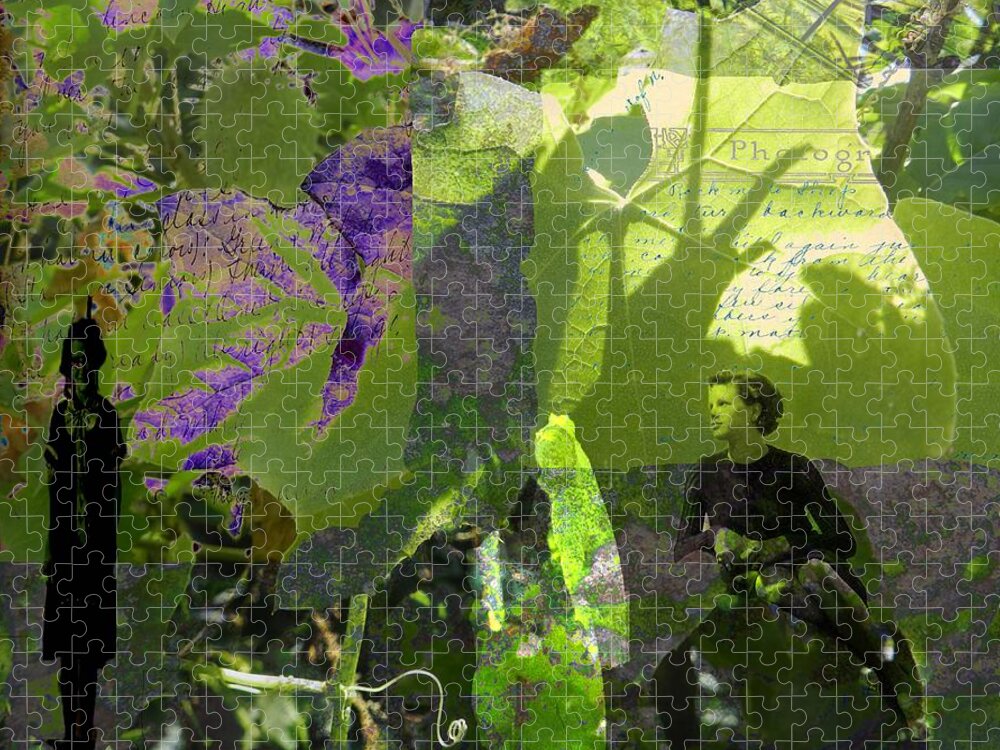 Digital Art Jigsaw Puzzle featuring the digital art In A Dream by Cathy Anderson