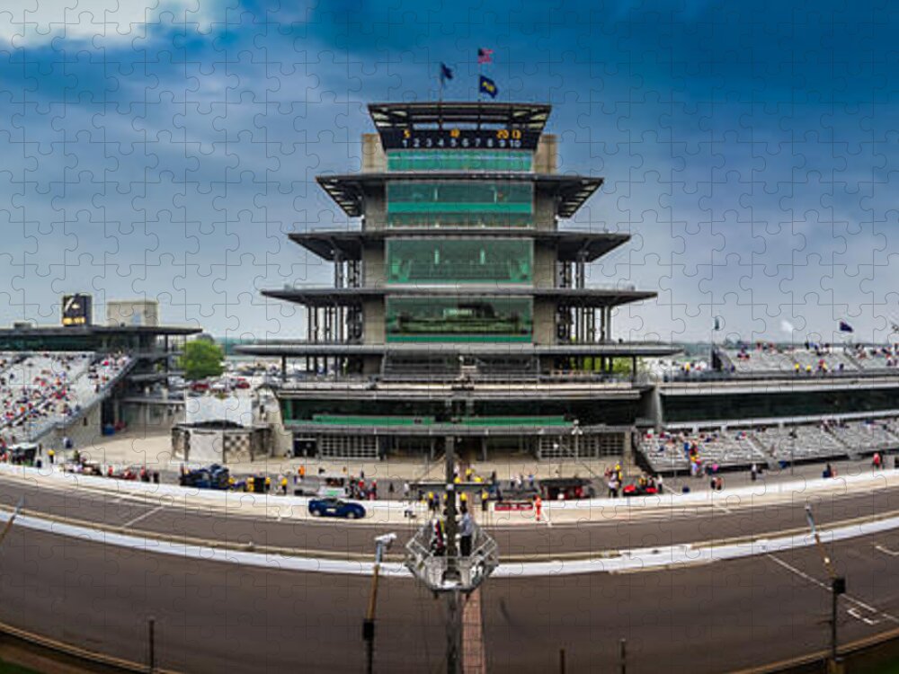 2013 Jigsaw Puzzle featuring the photograph Indianapolis Motor Speedway by Ron Pate