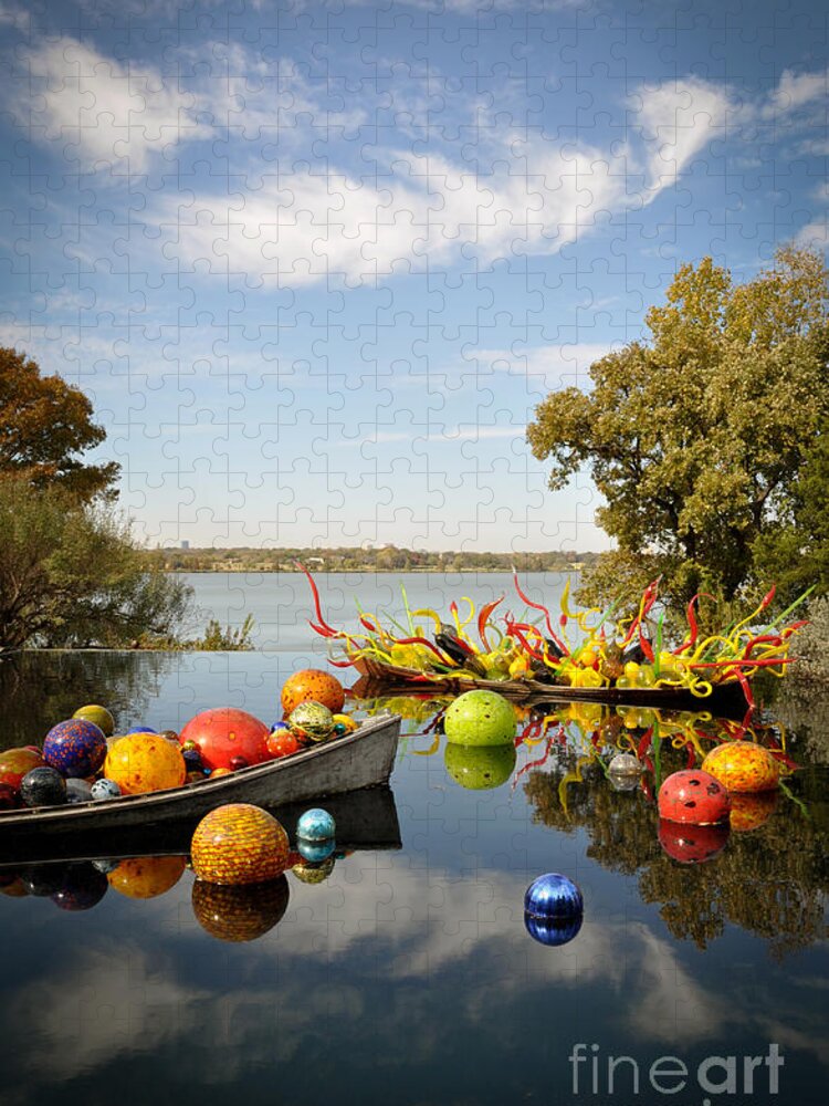 Infinity Pool Jigsaw Puzzle featuring the photograph Infinity Boats 2 by Cheryl McClure