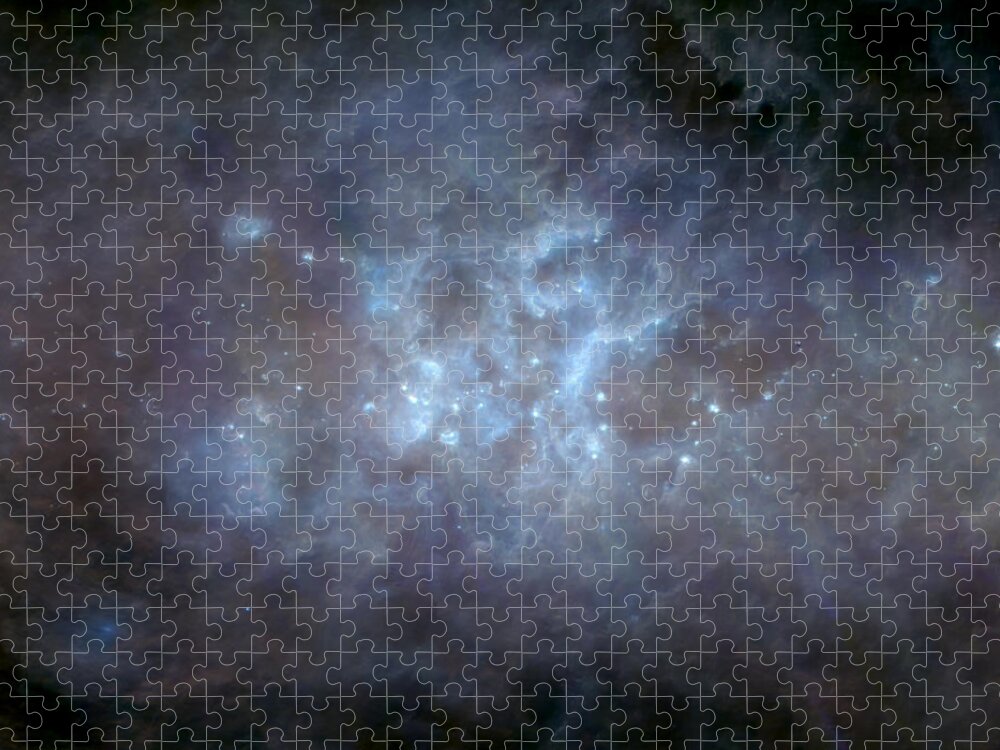 Galaxy Jigsaw Puzzle featuring the photograph Infrared View Of Cygnus Constellation by Science Source