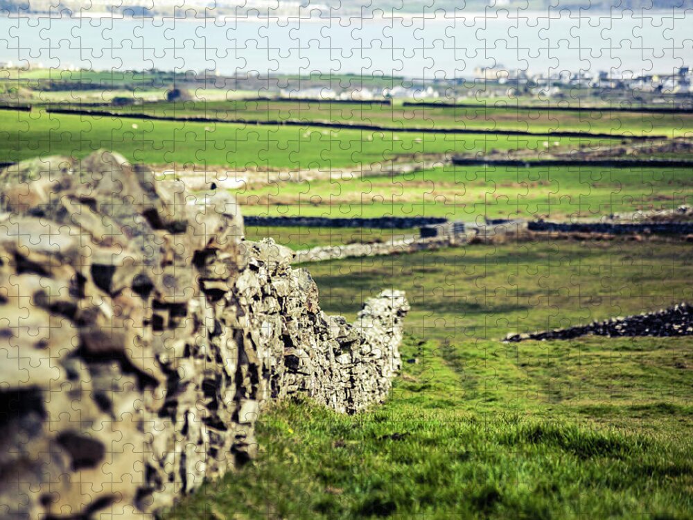 Scenics Jigsaw Puzzle featuring the photograph Irish Landscape by Moreiso