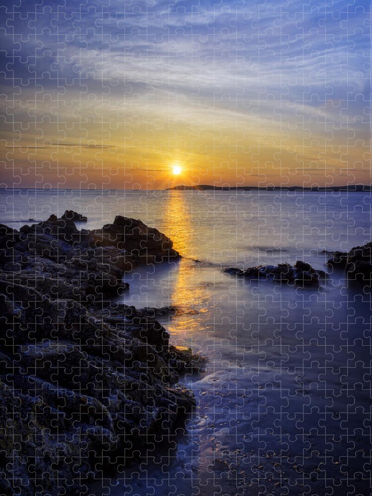 Sunset Jigsaw Puzzle featuring the photograph Island Sunset by Ian Mitchell