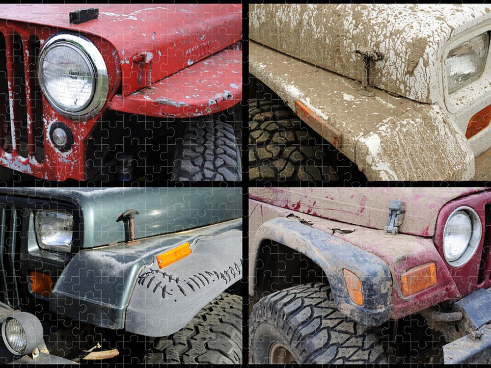 Jeep Jigsaw Puzzle featuring the photograph Jeep 4x4 by Luke Moore