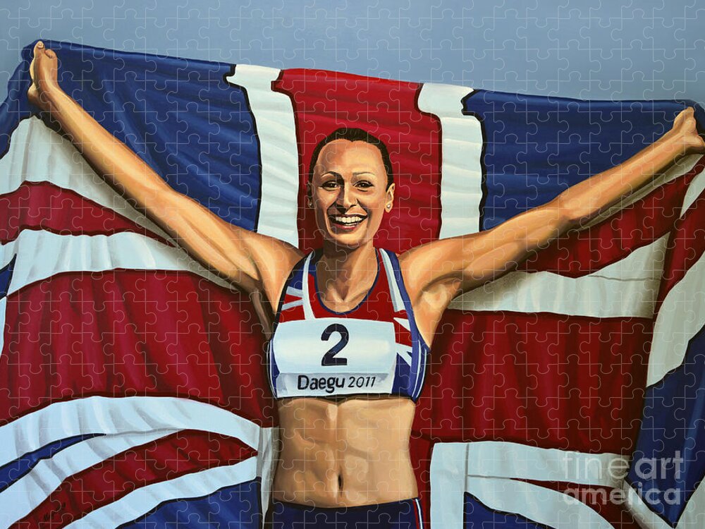 JESSICA ENNIS OLYMPICS SIGNED AUTOGRAPHED 10X8 REPRO PHOTO PRINT 