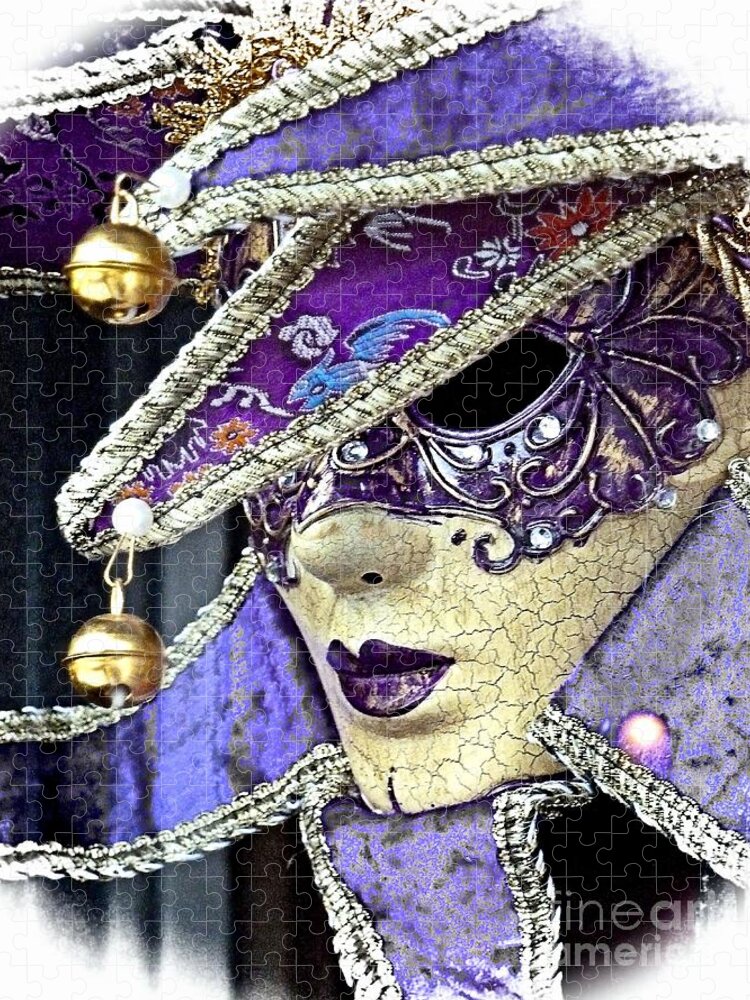 Bstract Jigsaw Puzzle featuring the photograph Jester by Lauren Leigh Hunter Fine Art Photography
